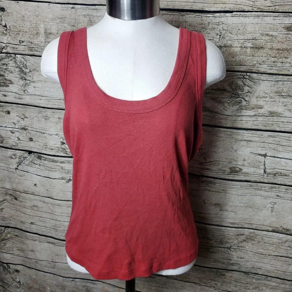 Banana Republic Pink Tank Top Size Large NWT - Picture 1 of 9